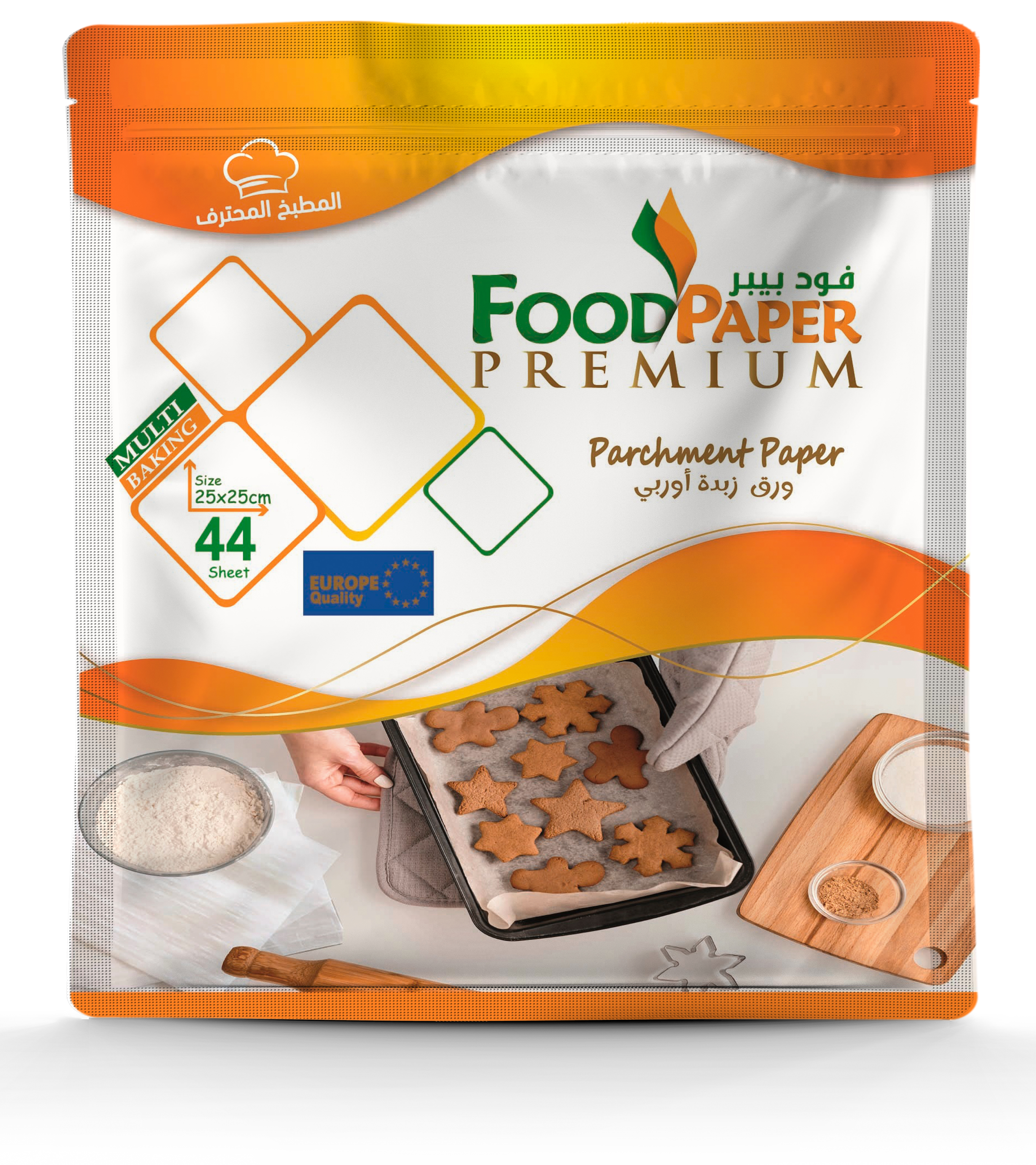 ورق زبدة مربع 25*25  بريميوم سميك أوروبي